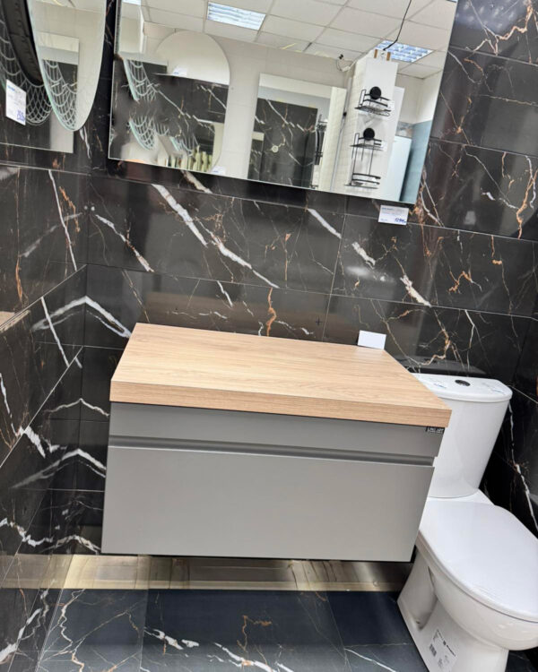 Ormarić LINEART NOTTE oak bez lavaboa - Слика 2