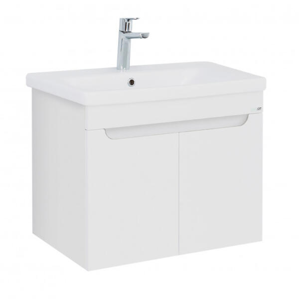 Ormarić LINEART ENJOY 650 white sa lavaboom - Слика 1