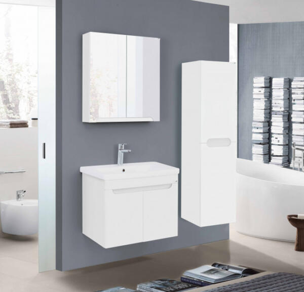 Ormarić LINEART ENJOY 650 white sa lavaboom - Слика 2