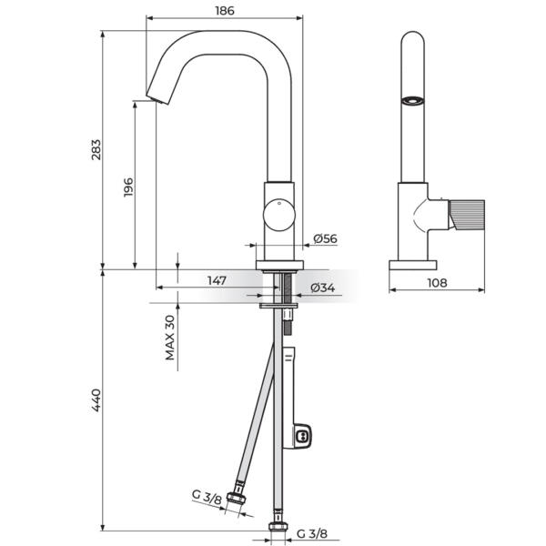 Rosan Stolz S4 slavina 438101 - Слика 2