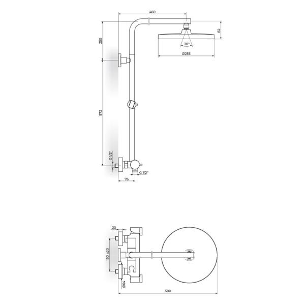 Rosan Stolz S3 baterija za kadu 337251 - Слика 2