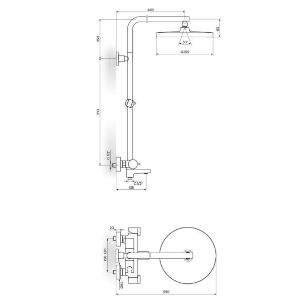 Rosan Stolz S3 baterija za kadu 337351 - Слика 2