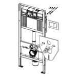 TECEbase modul za WC s Base vodokotlićem i tipkom TECEnow 9400413 - Слика 2