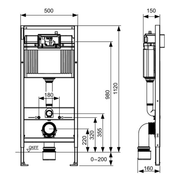 TECEbase modul za WC s Base vodokotlićem 9400401 - Slika 2