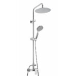 Usponski tuš set sa tuš ružom, tuš ručicom i crevom C200