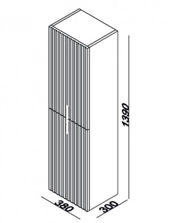 Vertikala LINEART JAZZ white - Слика 2