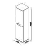 Vertikala LINEART WING white - Slika 5