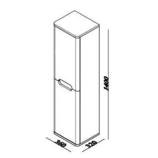 Vertikala LINEART WING white - Slika 5
