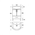 UNI Toaletni ormarić 45 - Слика 9