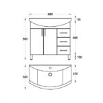 UNI Toaletni ormarić 45 - Слика 12