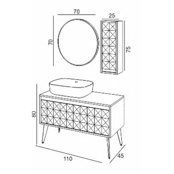 Monart kupatilski nameštaj - Слика 3