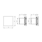 Ventilator Air Pro bojiv zaobljeni - Слика 2