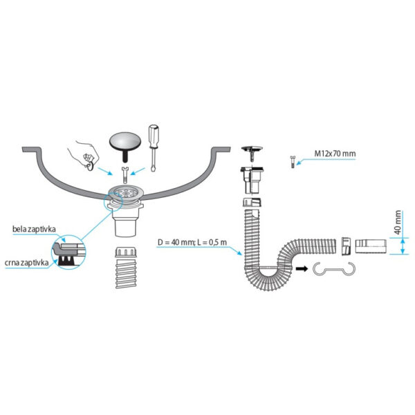 Flexible Sifon Exclusive-Silver