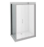 Tuš paravan COPEN Atlas Black transparentno staklo - Slika 2