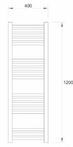 Sušač WARME WERRA 400x1200 - Slika 4