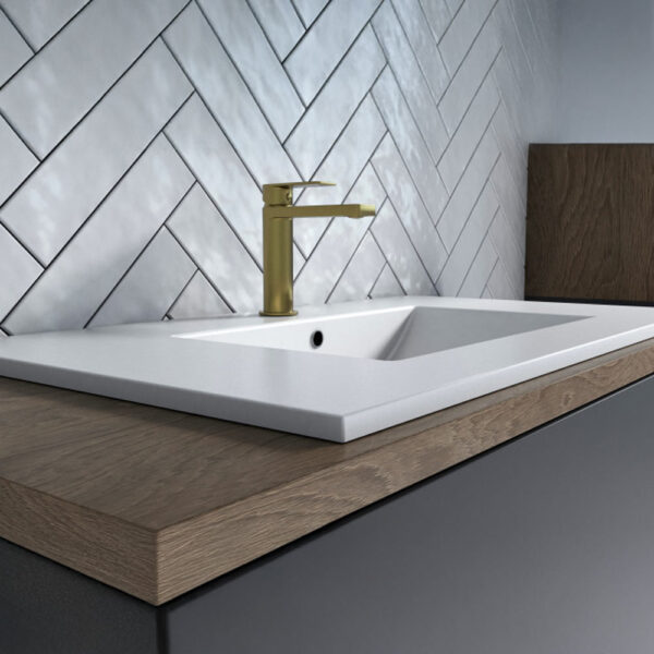 Baterija za lavabo COPEN NOOK brušeno zlato standard - Слика 2