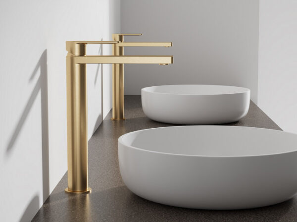 Baterija za lavabo COPEN NOOK brušeno zlato - Слика 4