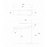 Baterija za lavabo COPEN NOOK hrom standard - Слика 3