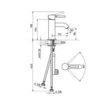 Rosan Gee.O slavina za lavabo JG30101 - Slika 2