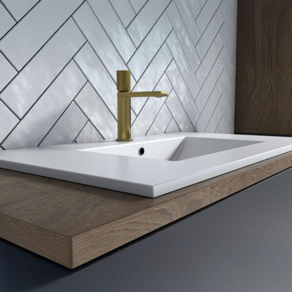 Baterija za lavabo COPEN NOOK GRIP brušeno zlato - Слика 2