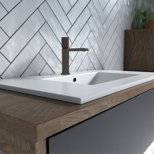Baterija za lavabo COPEN NOOK GRIP ganmetal - Slika 3