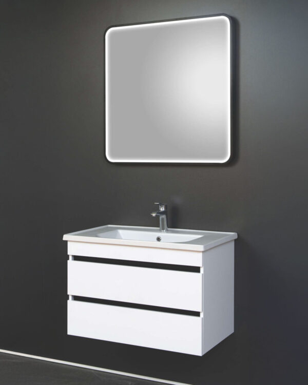 Ormarić sa lavaboom Hidro 80 PVC beli - Слика 3