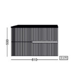 Ormarić LINEART DROP matt jade sa lavaboom - Слика 3