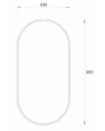 Ogledalo COPEN 450×900 - Slika 3