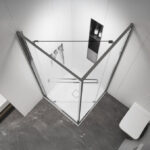 Tuš kabina COPEN ATLAS PRO 1V mat crni - Слика 2