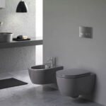 Konzolna šolja HATRIA FUSION grafit rimless - Слика 2