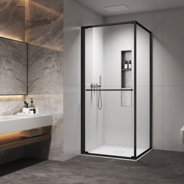 Tuš kabina COPEN ATLAS PRO 1V mat crni - Слика 3