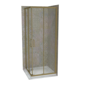 Tuš kabina COPEN ATLAS PRO kvadratna brušeno zlato