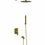 Ugradna baterija sa tuš setom 3 COPEN NOOK brušeno zlato