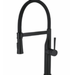 Jednoručna baterija za sudoperu COPEN PEPPER A sa flex lulom 2F mat crna sa 3 cevi