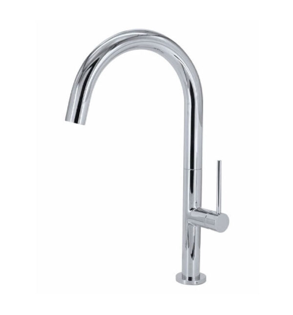 Jednoručna baterija za sudoperu COPEN SALT hrom sa 3 cevi - Слика 1