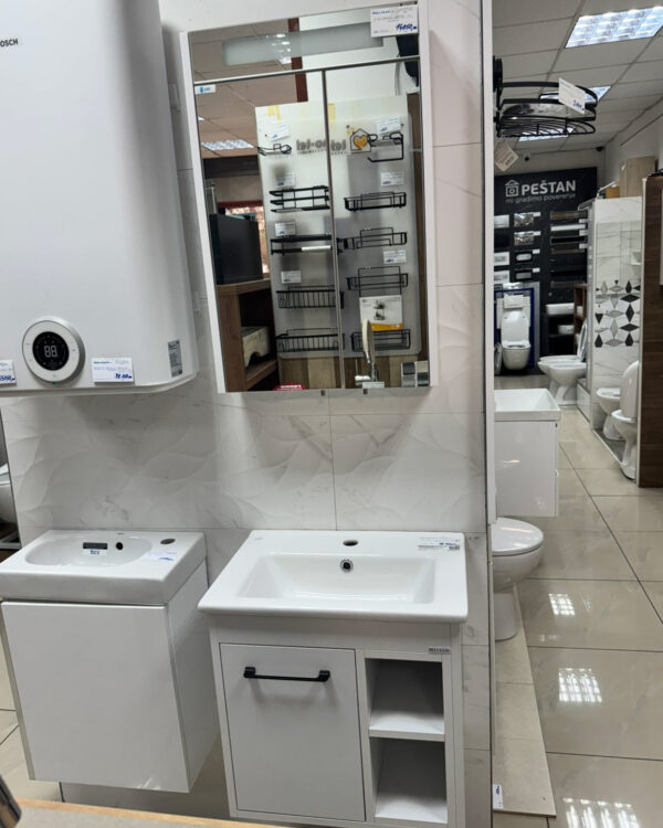 Latte 55 kupatilski nameštaj beli - Слика 3