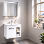 Latte 55 kupatilski nameštaj beli