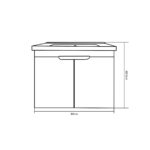 Ormaric ATLANTA capuccino-white LINNI - Slika 4