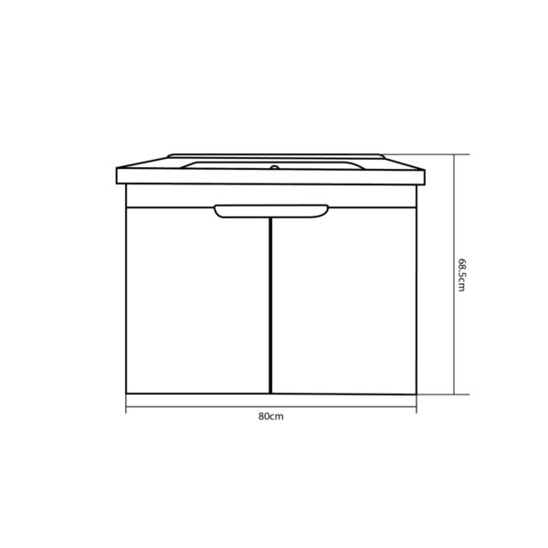 Ormaric ATLANTA capuccino-white LINNI - Slika 4
