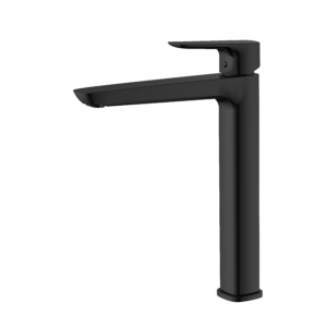 Baterija za lavabo, nadgradna, visoka, crna Vivo, Algo/BVO100LBL